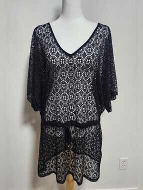 Cover Me Canada Black Swim Cover-Up Tunic